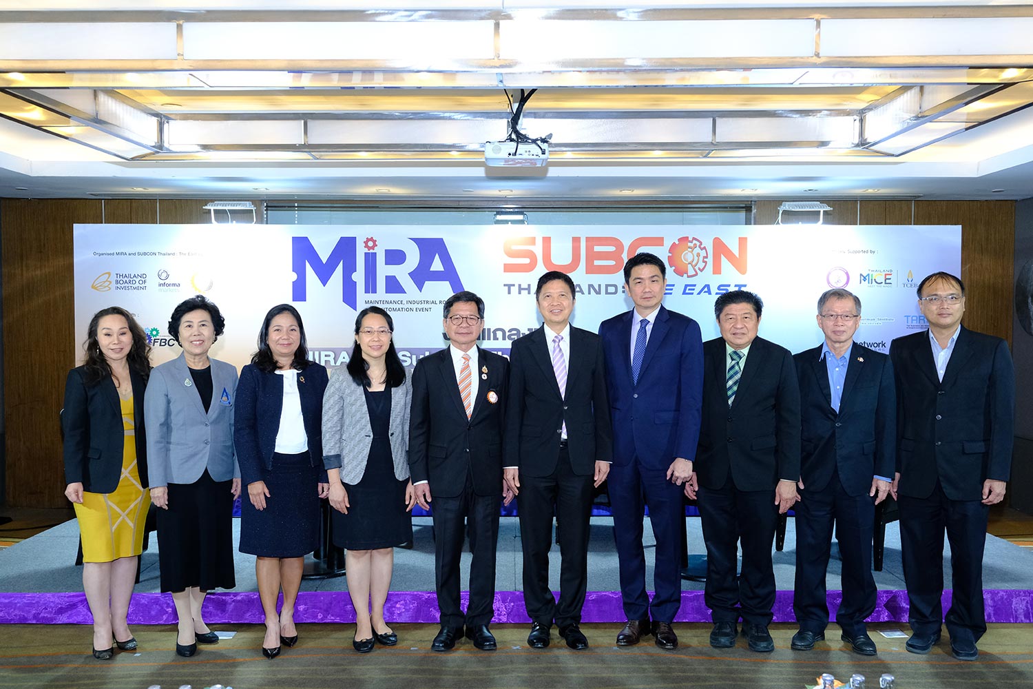 MIRA & SUBCON Thai The East 2024 イベントの記者会見に出席