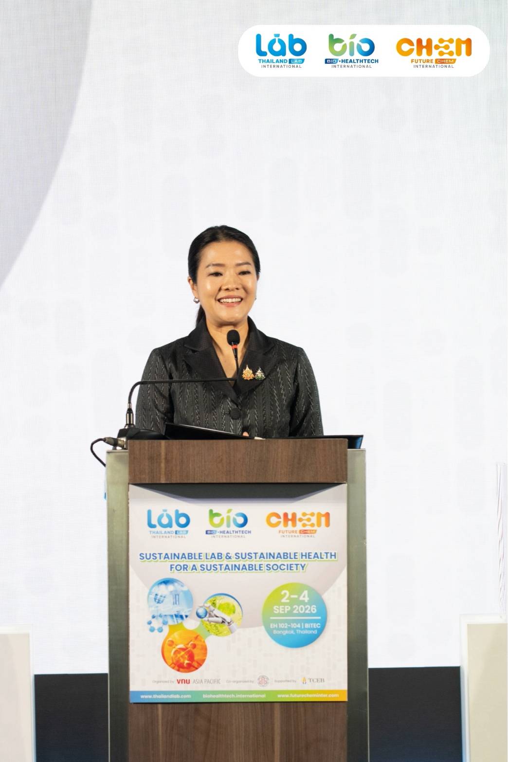 ส.ส.ท. ร่วมพิธีเปิดงาน Thailand LAB, Bio+ HealthTech และ FutureCHEM INTERNATIONAL 2026 มุ่งขับเคลื่อนนวัตกรรมระดับอาเซียน