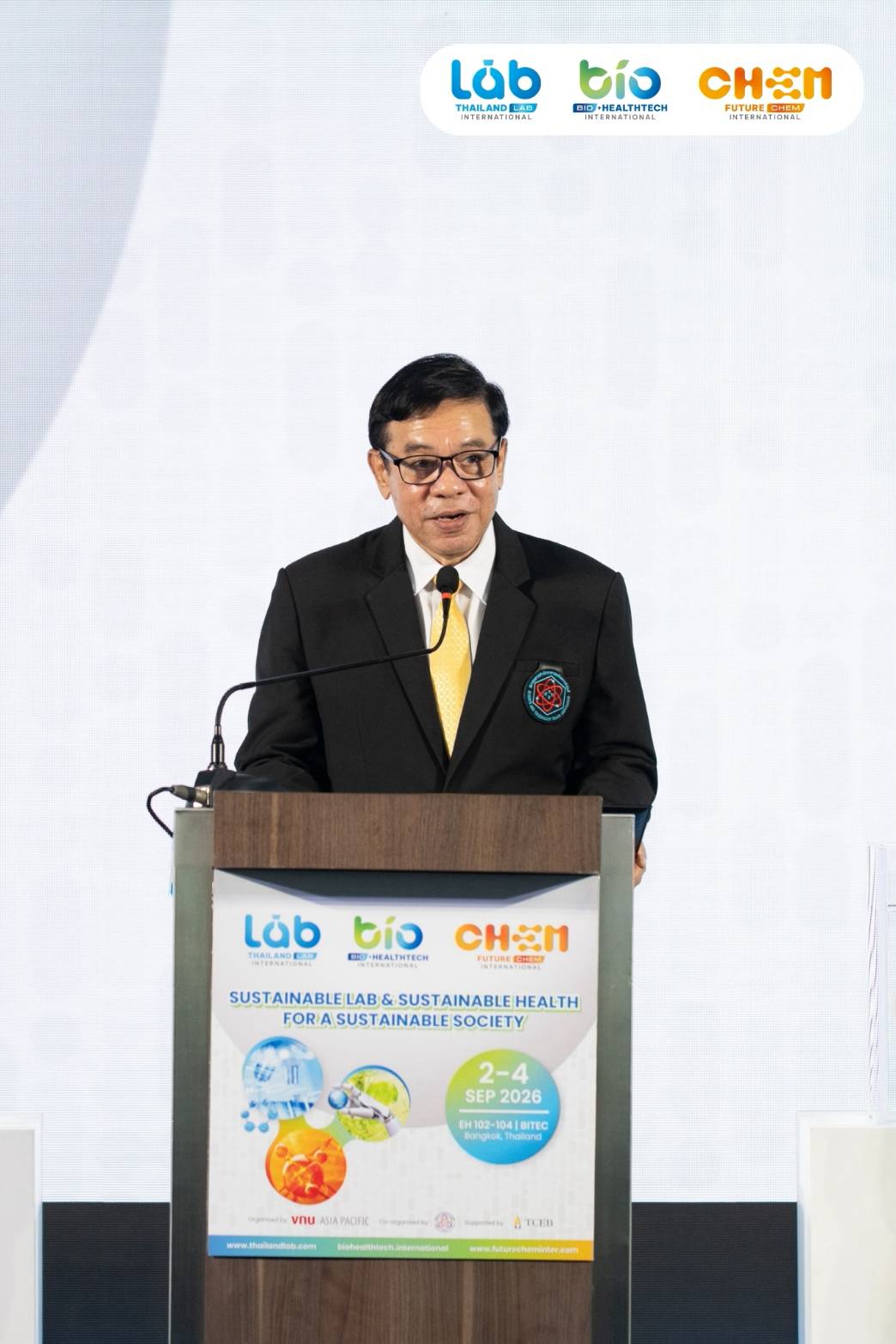 ส.ส.ท. ร่วมพิธีเปิดงาน Thailand LAB, Bio+ HealthTech และ FutureCHEM INTERNATIONAL 2026 มุ่งขับเคลื่อนนวัตกรรมระดับอาเซียน